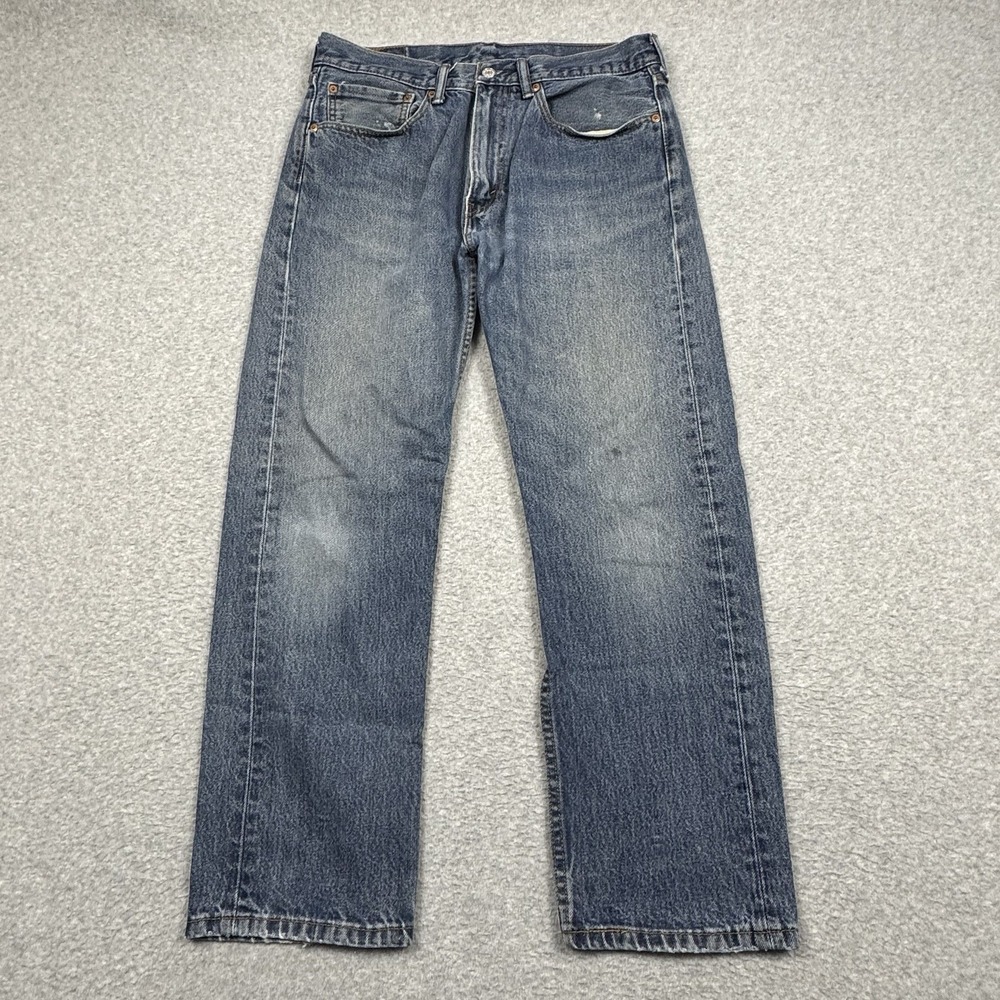 Levi's 505 Jeans Mens‎ 34x29 Classic Straight Fit Cotton Denim Casual Basic Work